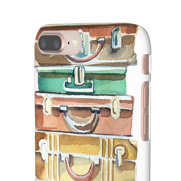 Suitcases stack Snap Cases Custom Phone Cases For Samsung Google Pixel and iPhone Lines - Image 8