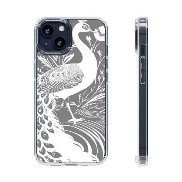 Peacock Clear Cases 2 for iPhone and Samsung