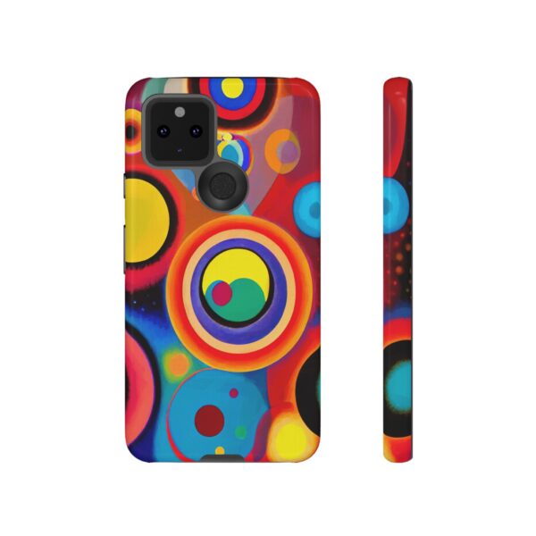 Rainbow Designs Circles in Circles On Tough Cases Custom Phone Cases For iPhone Google Pixel and Samsung Series - Image 67