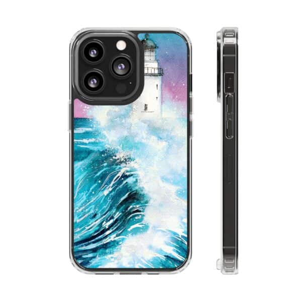 Crashing Waves Clear Case 🌊 for the enchanting iPhone 14! 📱✨ - Image 7