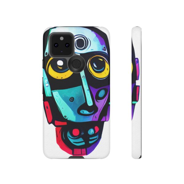 Rainbow Designs Robot On Tough Cases Custom Phone Cases For iPhone Google Pixel and Samsung Series - Image 69