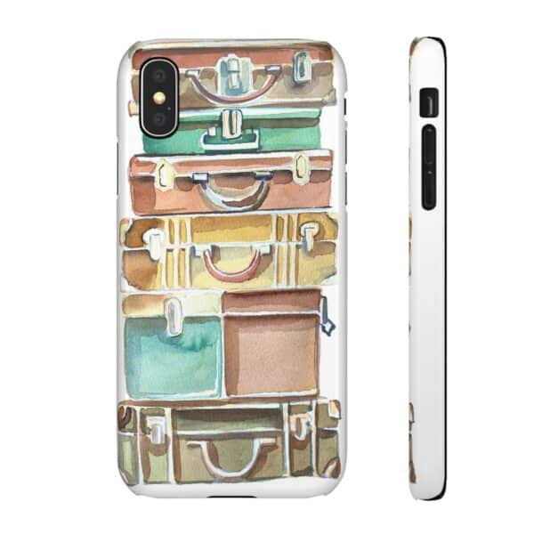 Suitcases stack Snap Cases Custom Phone Cases For Samsung Google Pixel and iPhone Lines - Image 9