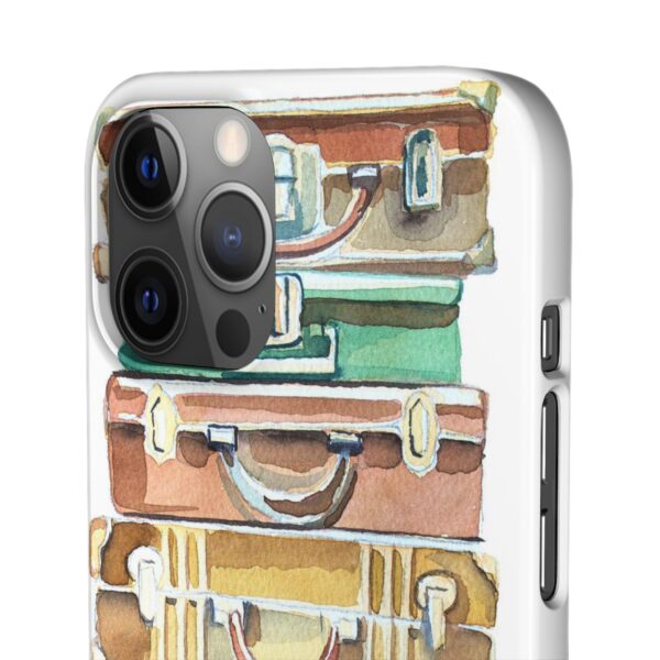 Suitcases stack Snap Cases Custom Phone Cases For Samsung Google Pixel and iPhone Lines - Image 82