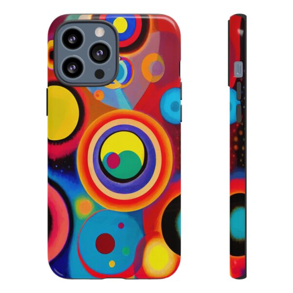 Rainbow Designs Circles in Circles On Tough Cases Custom Phone Cases For iPhone Google Pixel and Samsung Series - Image 51