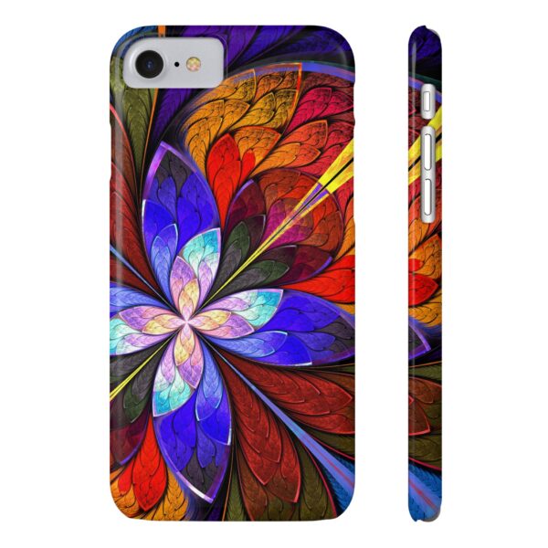 Rainbow Designs Flowers On Slim Phone Cases Case-Mate Custom Phone Cases For iPhone and Samsung Series - Image 2