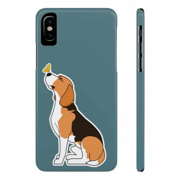 Rainbow Designs Cute Beagle Dog On Slim Phone Cases Case-Mate Custom Phone Cases For iPhone and Samsung Series - Image 3