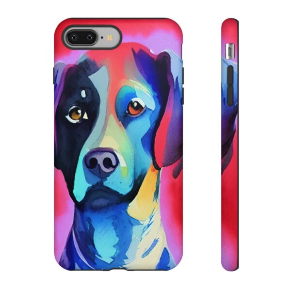 Rainbow Designs Dog Portrait On Tough Cases Custom Phone Cases For iPhone Google Pixel and Samsung Series - Image 4