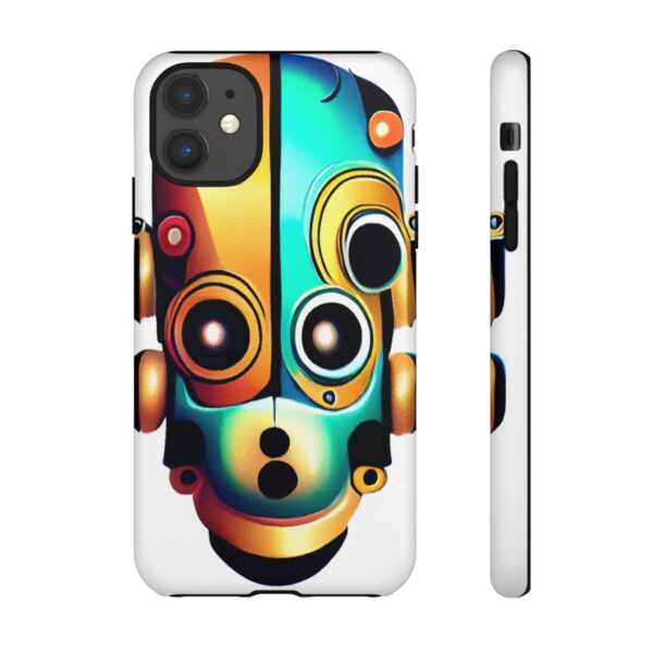 Rainbow Designs Robot On Tough Cases Custom Phone Cases For iPhone Google Pixel and Samsung Series - Image 20