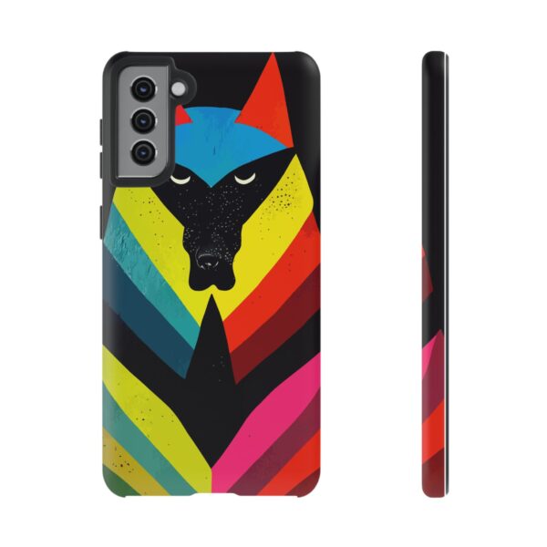 Rainbow Designs Wolf Head On Tough Cases Custom Phone Cases For iPhone Google Pixel and Samsung Series. - Image 61