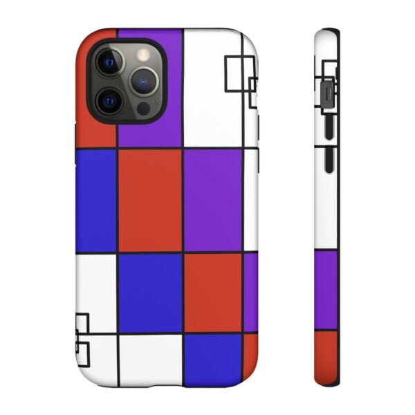 Rainbow Designs Mondrian Art On Tough Cases Custom Phone Cases For iPhone Google Pixel and Samsung Series - Image 36