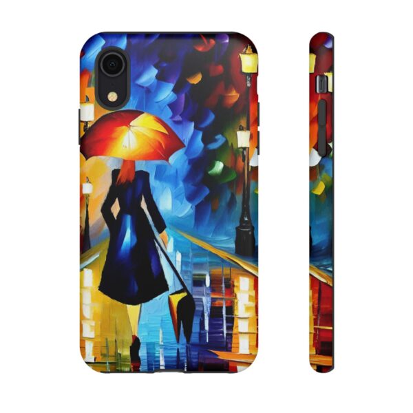 Rainbow Designs Woman With Umbrella On Tough Cases Custom Phone Case For iPhone and Samsung Series - Image 8