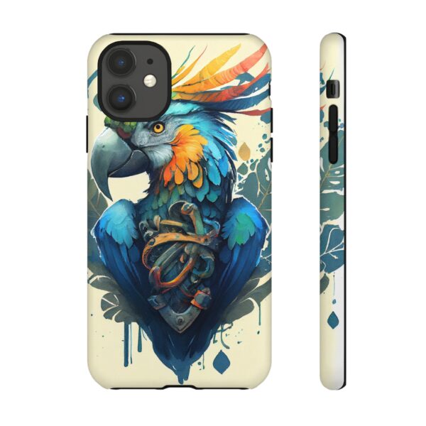 Rainbow Designs Another Strange Parrot On Tough Cases Custom Phone Cases For iPhone Google Pixel and Samsung Series - Image 2