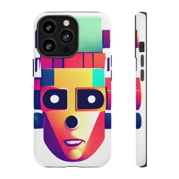 Rainbow Designs Robot On Tough Cases Custom Phone Cases For iPhone Google Pixel and Samsung Series - Image 49