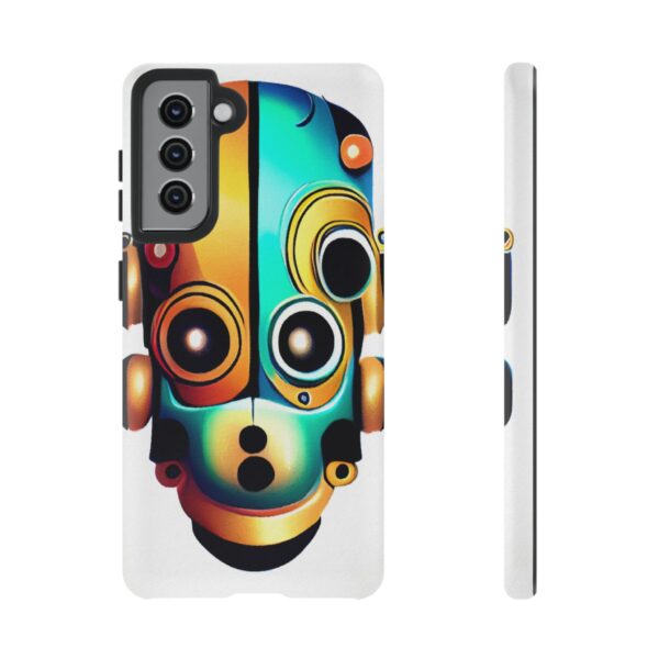 Rainbow Designs Robot On Tough Cases Custom Phone Cases For iPhone Google Pixel and Samsung Series - Image 57