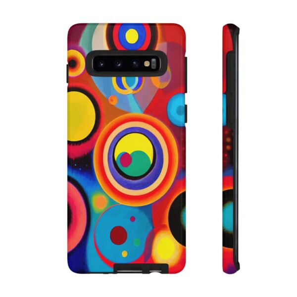 Rainbow Designs Circles in Circles On Tough Cases Custom Phone Cases For iPhone Google Pixel and Samsung Series - Image 16