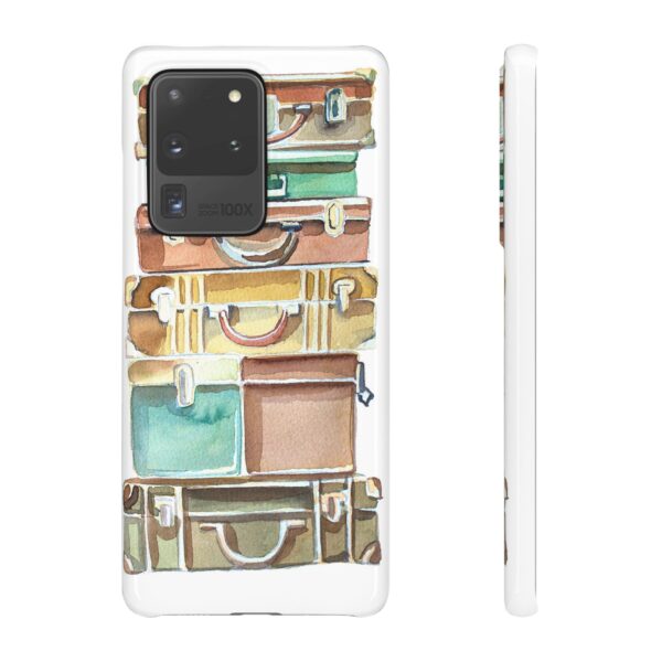 Suitcases stack Snap Cases Custom Phone Cases For Samsung Google Pixel and iPhone Lines - Image 61