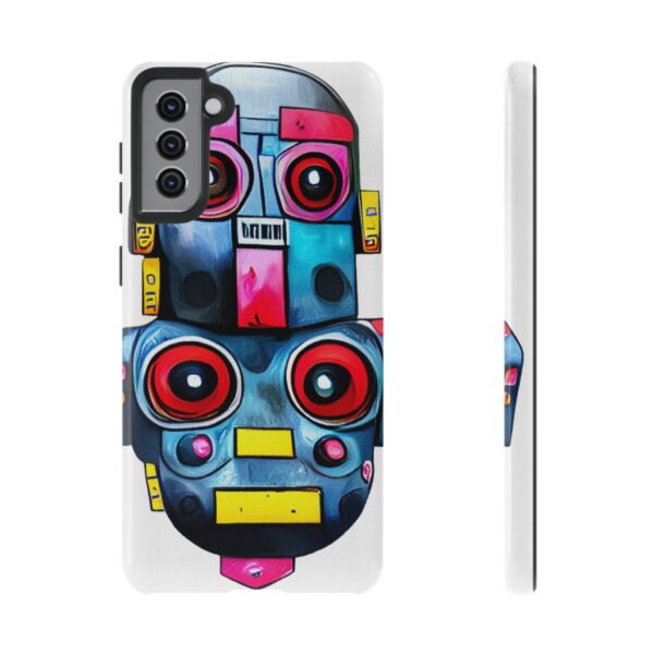 Rainbow Designs Robot On Tough Cases Custom Phone Cases For iPhone Google Pixel and Samsung Series - Image 59