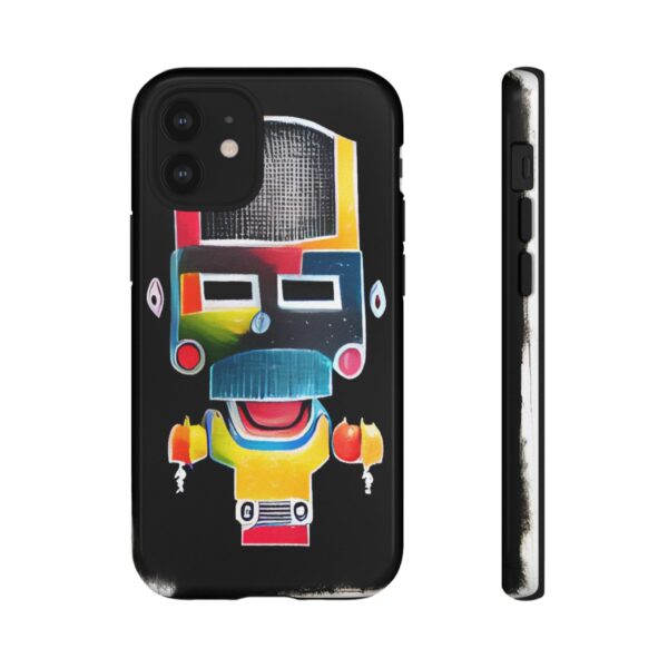 Rainbow Designs Robot On Tough Cases Custom Phone Cases For iPhone Google Pixel and Samsung Series - Image 31