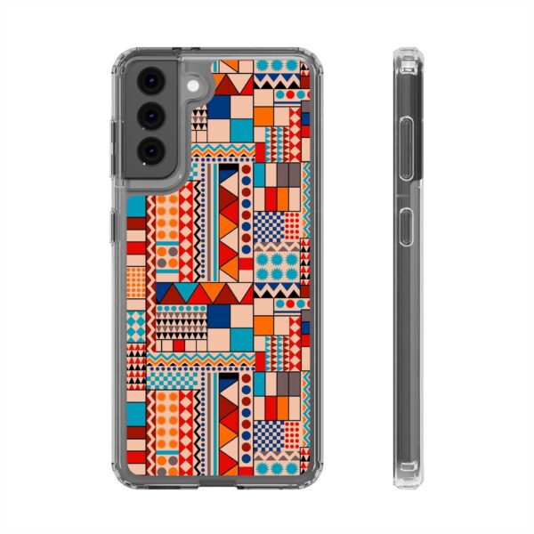 Patchwork Pattern Clear Cases For iPhone and Samsung - Image 13