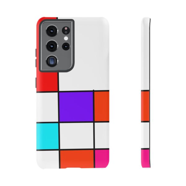 Rainbow Designs Mondrian Art On Tough Cases Custom Phone Cases For iPhone Google Pixel and Samsung Series - Image 65