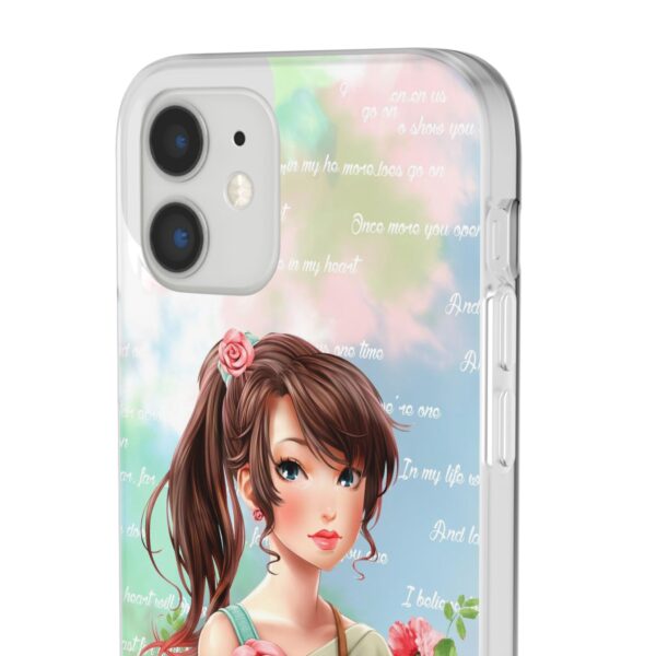 Girl With Flowers Flexi Cases for Samsung and iPhone - Image 56