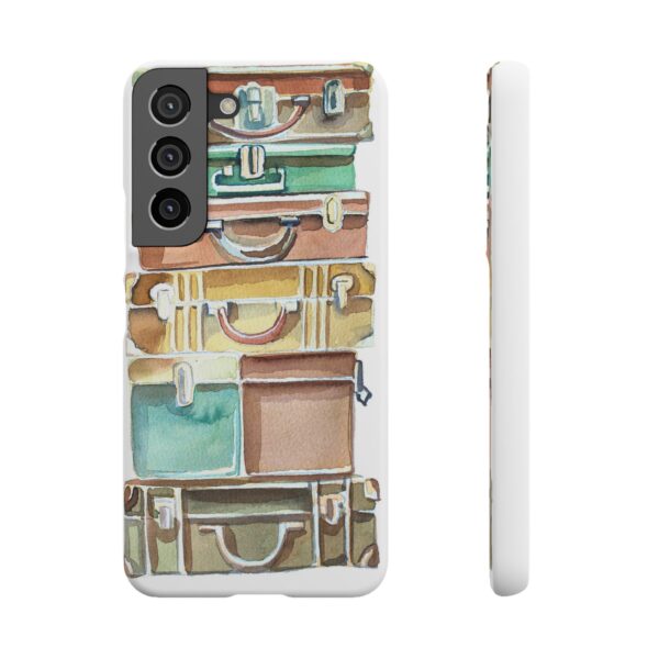 Suitcases stack Snap Cases Custom Phone Cases For Samsung Google Pixel and iPhone Lines - Image 126