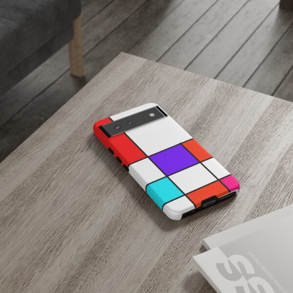 Rainbow Designs Mondrian Art On Tough Cases Custom Phone Cases For iPhone Google Pixel and Samsung Series - Image 74