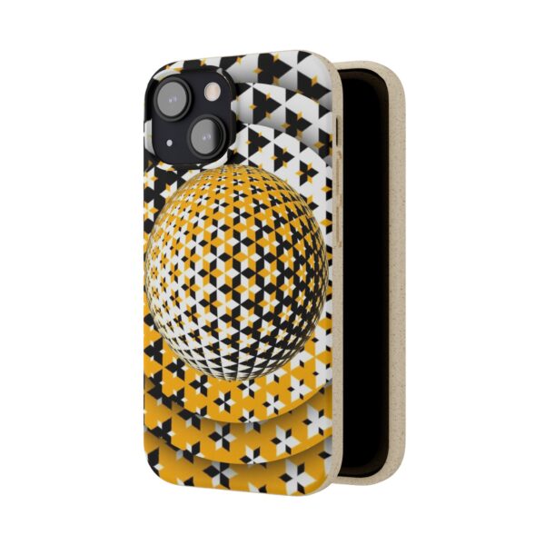 Yellow Gold Sphere Biodegradable Cases For iPhone and Samsung - Image 90