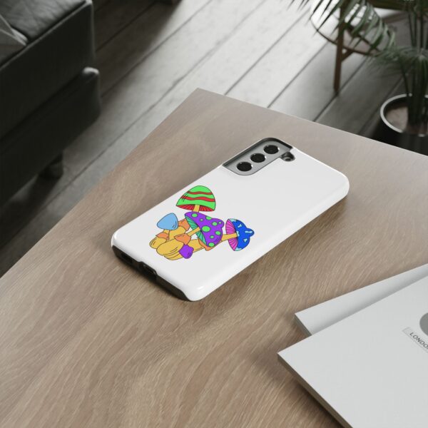 Rainbow Designs Mushrooms On Tough Cases Custom Phone Cases For iPhone and Samsung Series. - Image 88