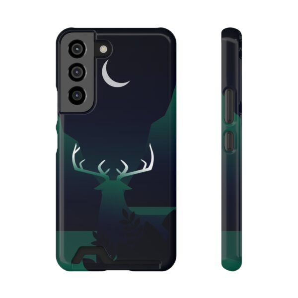 Rainbow Designs Deer On Phone Case With Card Holder Custom Phone Case For iPhone and Samsung - Image 49