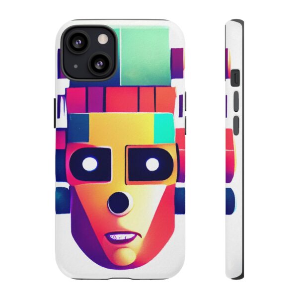 Rainbow Designs Robot On Tough Cases Custom Phone Cases For iPhone Google Pixel and Samsung Series - Image 41