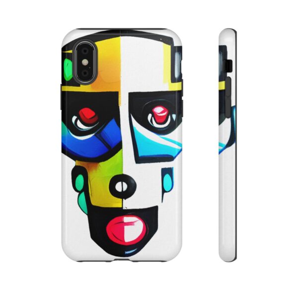 Rainbow Designs Robot On Tough Cases Custom Phone Cases For iPhone Google Pixel and Samsung Series - Image 5