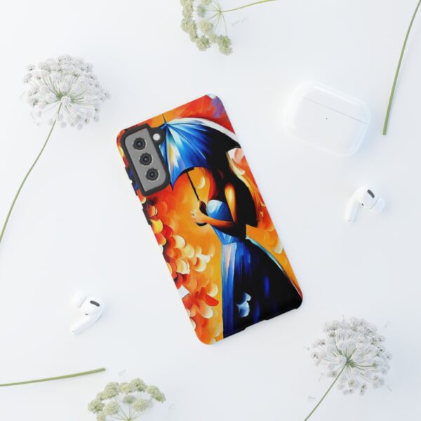 Rainbow Designs Woman With Umbrella On Tough Cases Custom Phone Case For iPhone and Samsung Series - Image 60