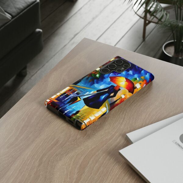 Rainbow Designs Woman With Umbrella On Tough Cases Custom Phone Case For iPhone and Samsung Series - Image 94