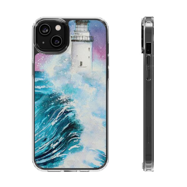 Crashing Waves Clear Case 🌊 for the enchanting iPhone 14! 📱✨ - Image 60