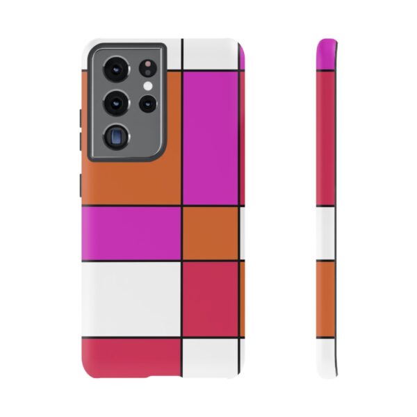 Rainbow Designs Mondrian Art On Tough Cases Custom Phone Cases For iPhone Google Pixel and Samsung Series - Image 65