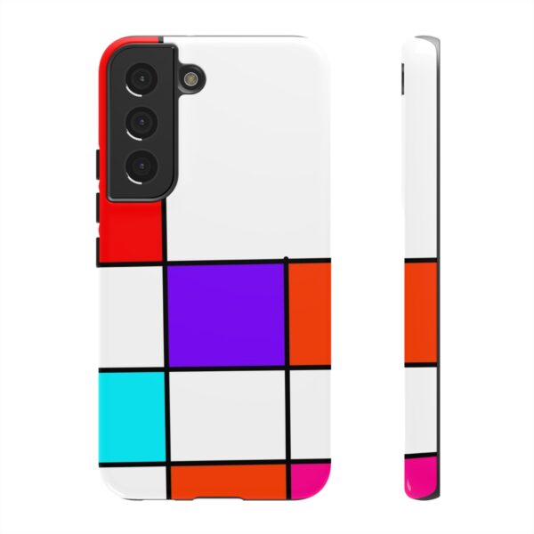 Rainbow Designs Mondrian Art On Tough Cases Custom Phone Cases For iPhone Google Pixel and Samsung Series - Image 83