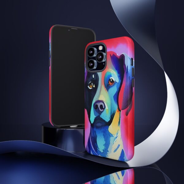 Rainbow Designs Dog Portrait On Tough Cases Custom Phone Cases For iPhone Google Pixel and Samsung Series - Image 52