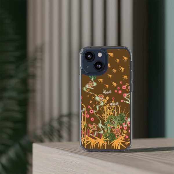 Zigzag Shibori Paisley Clear Cases For Samsung and iPhone - Image 6