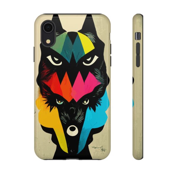 Rainbow Designs Wolf Head On Tough Cases Custom Phone Cases For iPhone Google Pixel and Samsung Series - Image 7