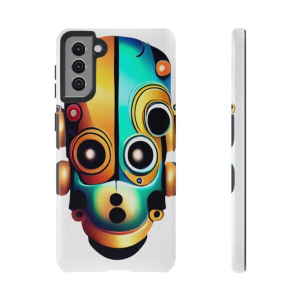 Rainbow Designs Robot On Tough Cases Custom Phone Cases For iPhone Google Pixel and Samsung Series - Image 59