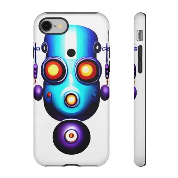 Rainbow Designs Robot On Tough Cases Custom Phone Cases For iPhone Google Pixel and Samsung Series - Image 2