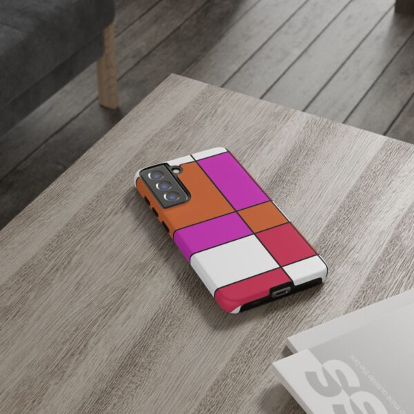 Rainbow Designs Mondrian Art On Tough Cases Custom Phone Cases For iPhone Google Pixel and Samsung Series - Image 82