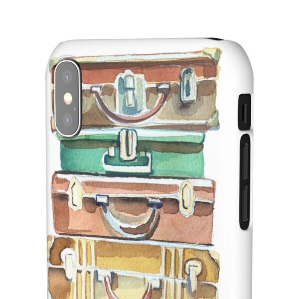 Suitcases stack Snap Cases Custom Phone Cases For Samsung Google Pixel and iPhone Lines - Image 32