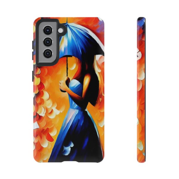 Rainbow Designs Woman With Umbrella On Tough Cases Custom Phone Case For iPhone and Samsung Series - Image 55