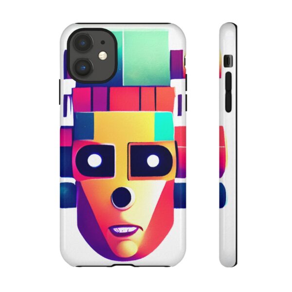 Rainbow Designs Robot On Tough Cases Custom Phone Cases For iPhone Google Pixel and Samsung Series - Image 19