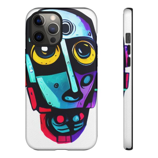 Rainbow Designs Robot On Tough Cases Custom Phone Cases For iPhone Google Pixel and Samsung Series - Image 37