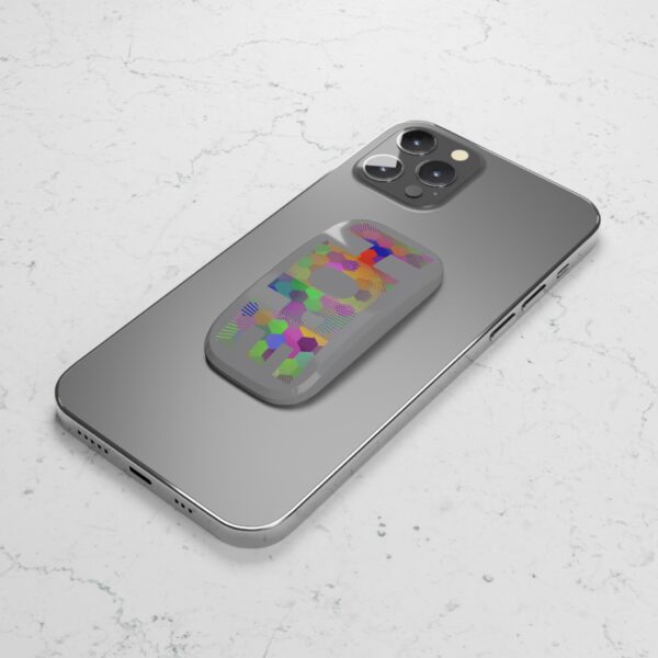 Rainbow Designs "HOPE" On Phone Click-On Grip Grey - Image 4