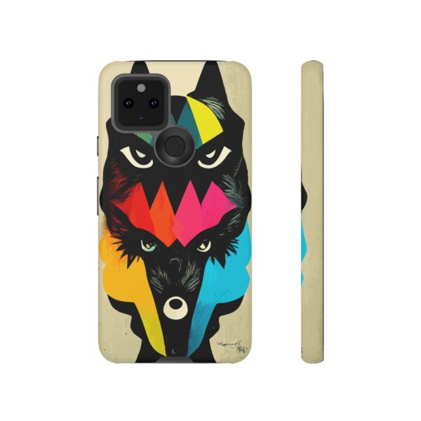 Rainbow Designs Wolf Head On Tough Cases Custom Phone Cases For iPhone Google Pixel and Samsung Series - Image 69