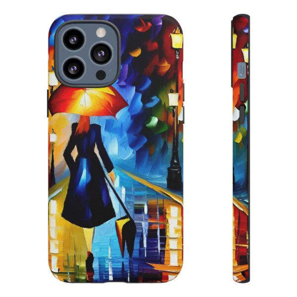 Rainbow Designs Woman With Umbrella On Tough Cases Custom Phone Case For iPhone and Samsung Series - Image 53